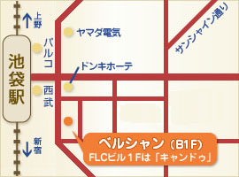 お店の地図